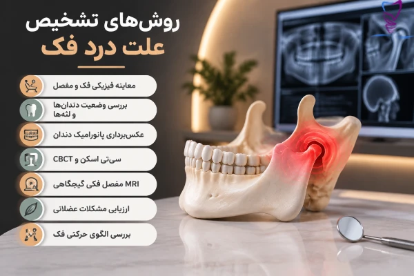 تشخیص علت درد فک